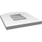 Ekena Millwork Arch Top Surface Mount PVC Gable Vent: Functional, w/ 3-1/2"W x 1"P Standard Frame, 12"W x 14"H GVPAR12X1401SF - alternate 3